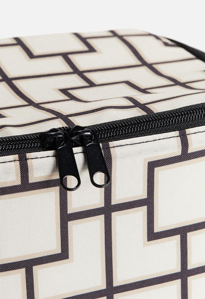 H&M - Large cool bag - white/patterned
