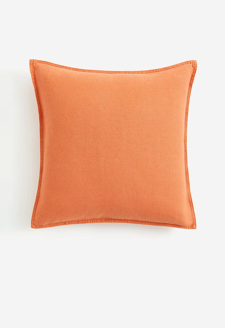 H&M - Linen-blend cushion cover - orange