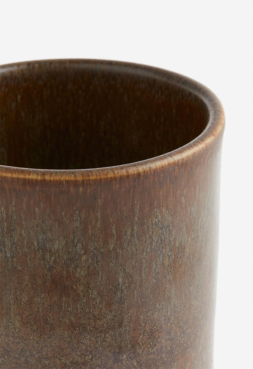 H&M - Large stoneware cup - brown