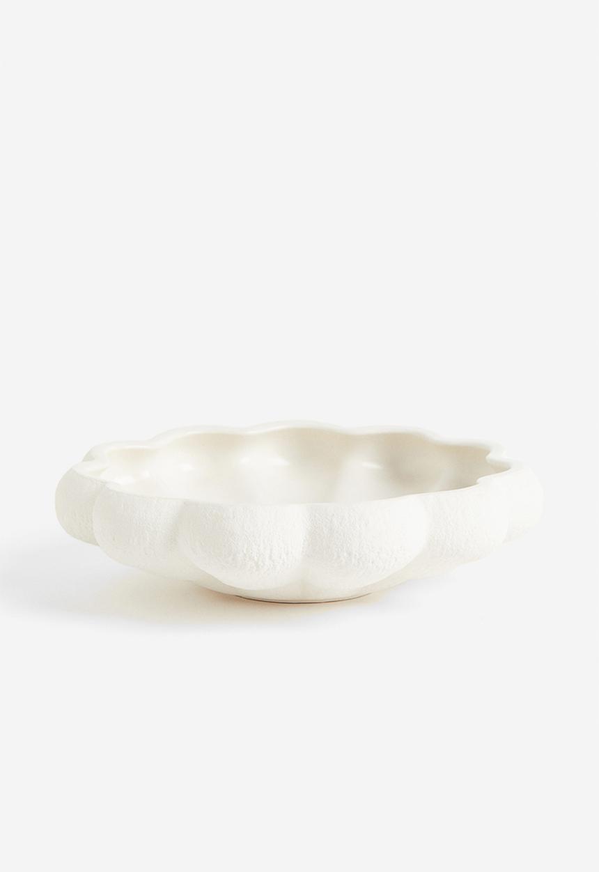 H&M - Stoneware bowl - white