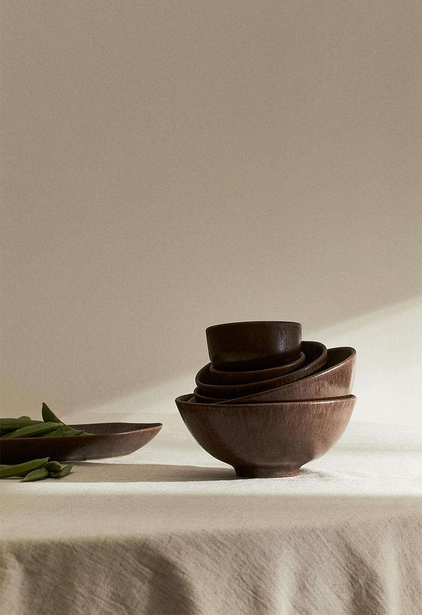 H&M - Stoneware bowl - dark brown