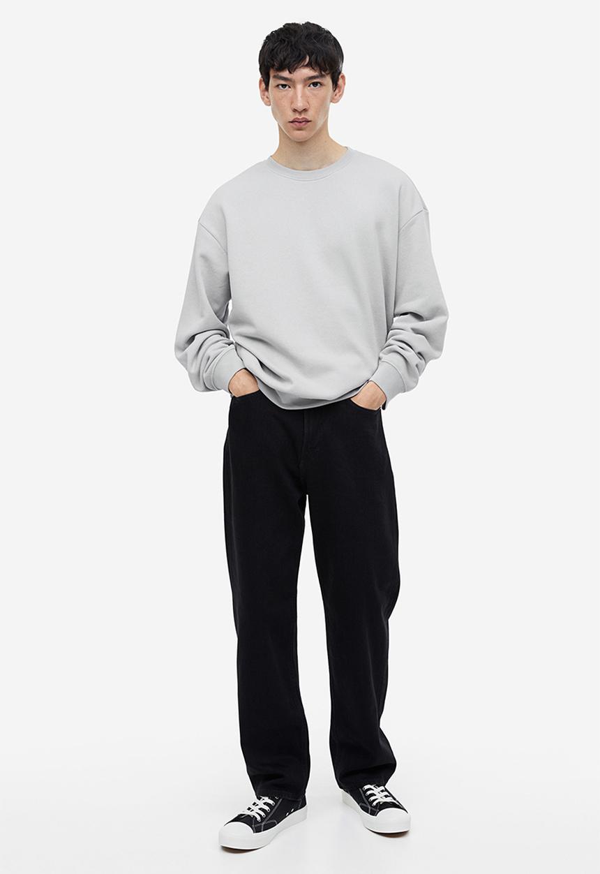 H&M - Loose fit sweatshirt - light grey