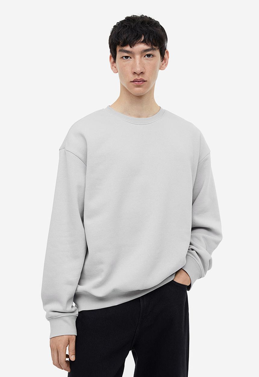 H&M - Loose fit sweatshirt - light grey