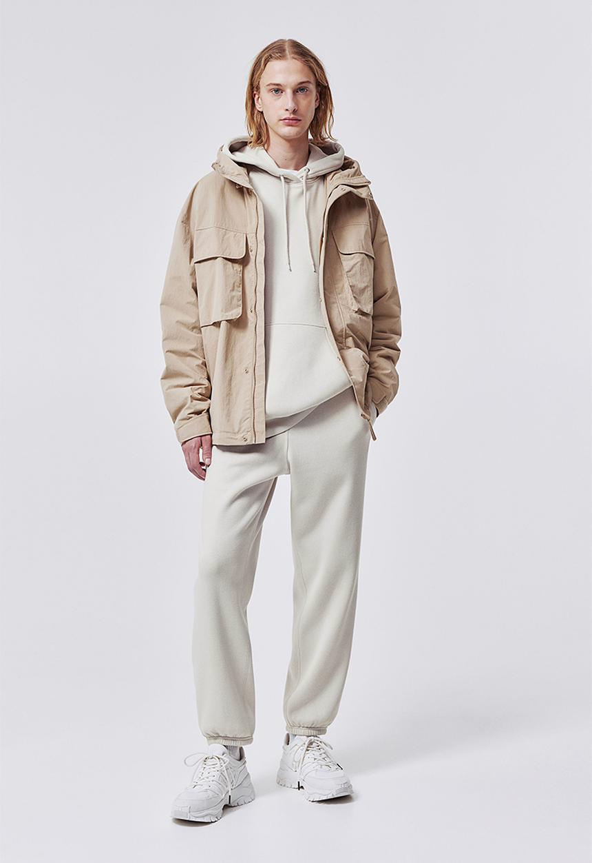 H&M - Oversized fit hoodie - light greige