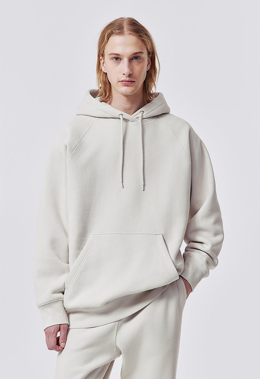 H&M - Oversized fit hoodie - light greige
