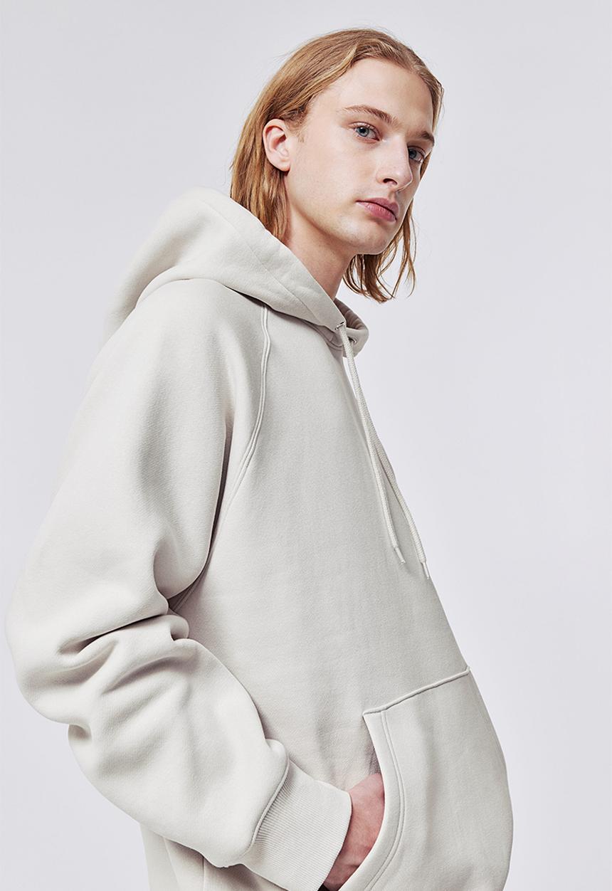 H&M - Oversized fit hoodie - light greige