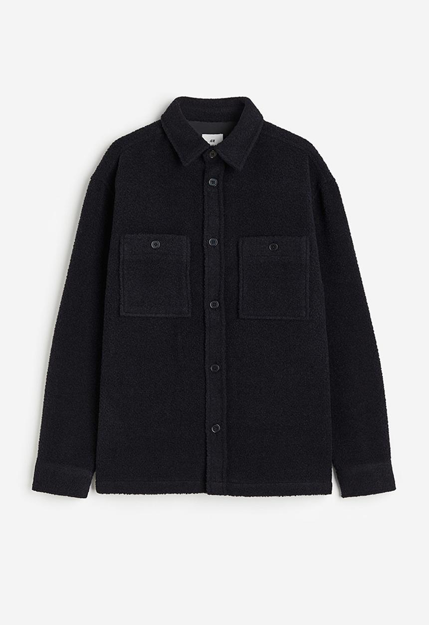 H&M - Loose fit overshirt - navy blue