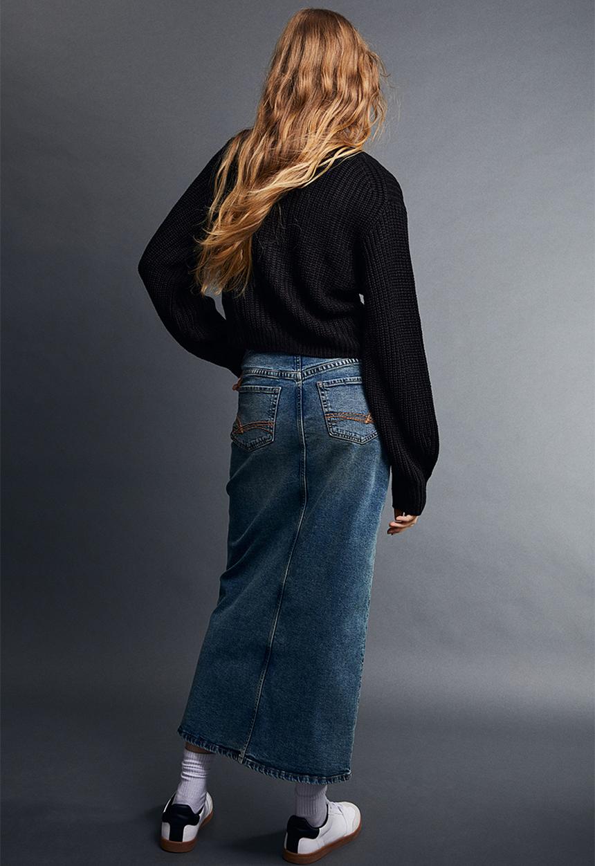 H&M - Balloon-sleeved cardigan - black