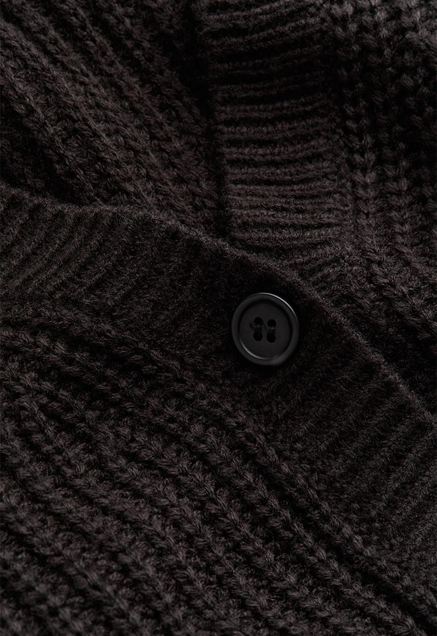 H&M - Balloon-sleeved cardigan - black
