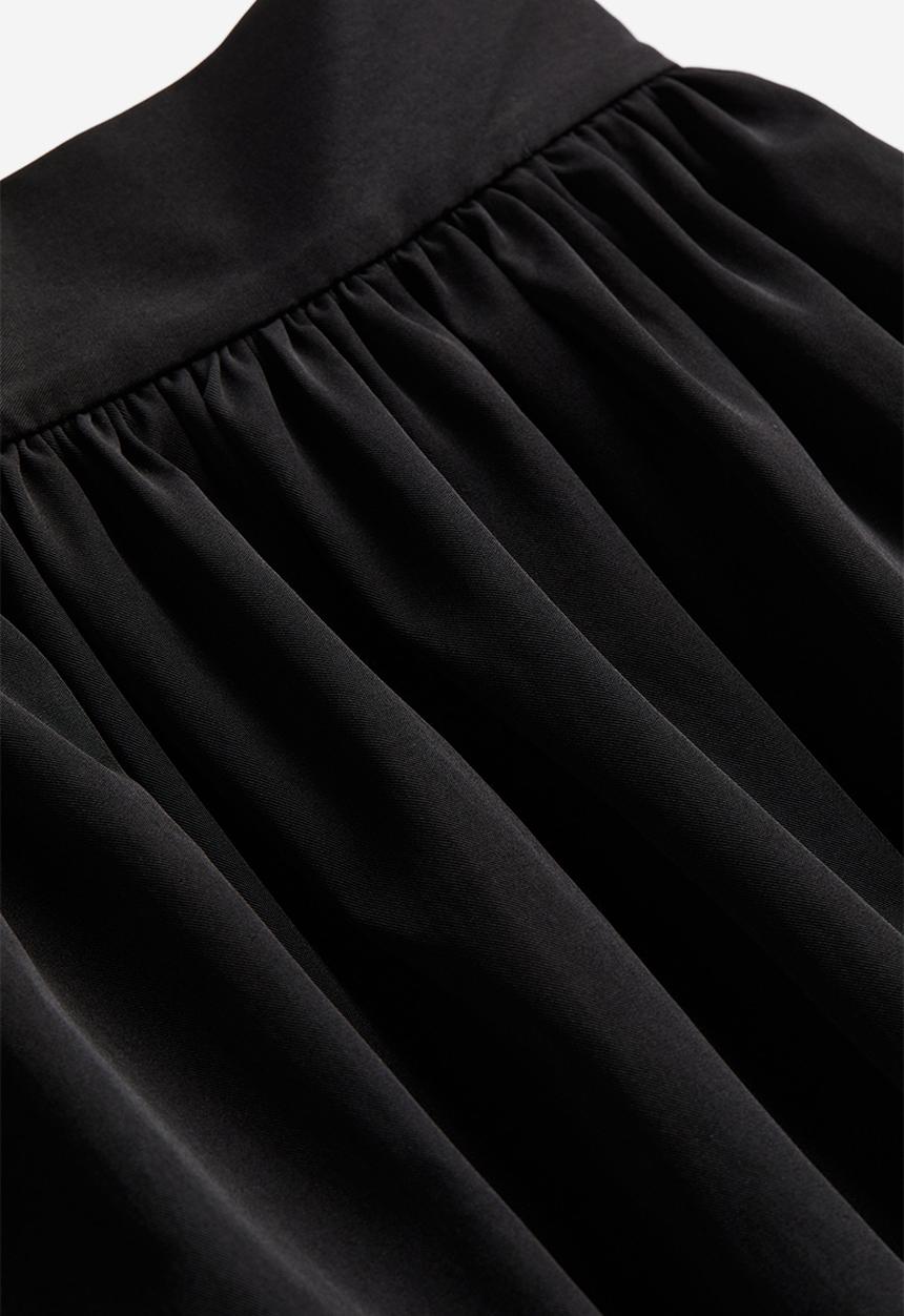 H&M - A-line skirt - black
