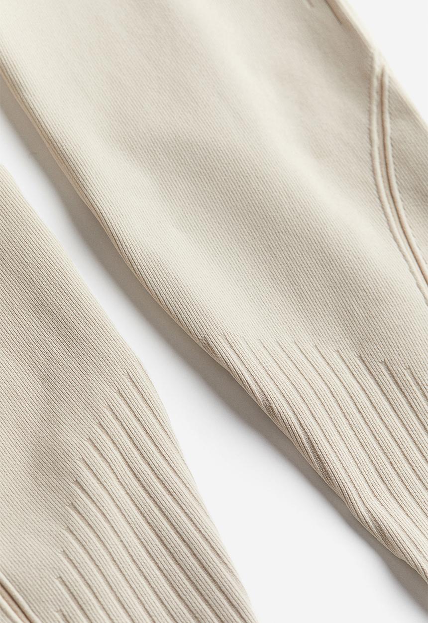 H&M - Drymove™ seamless sports tights - light beige