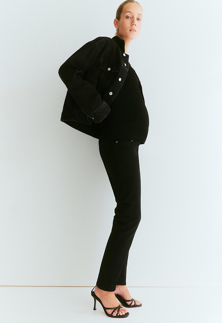 H&M - Mama skinny jeans - black
