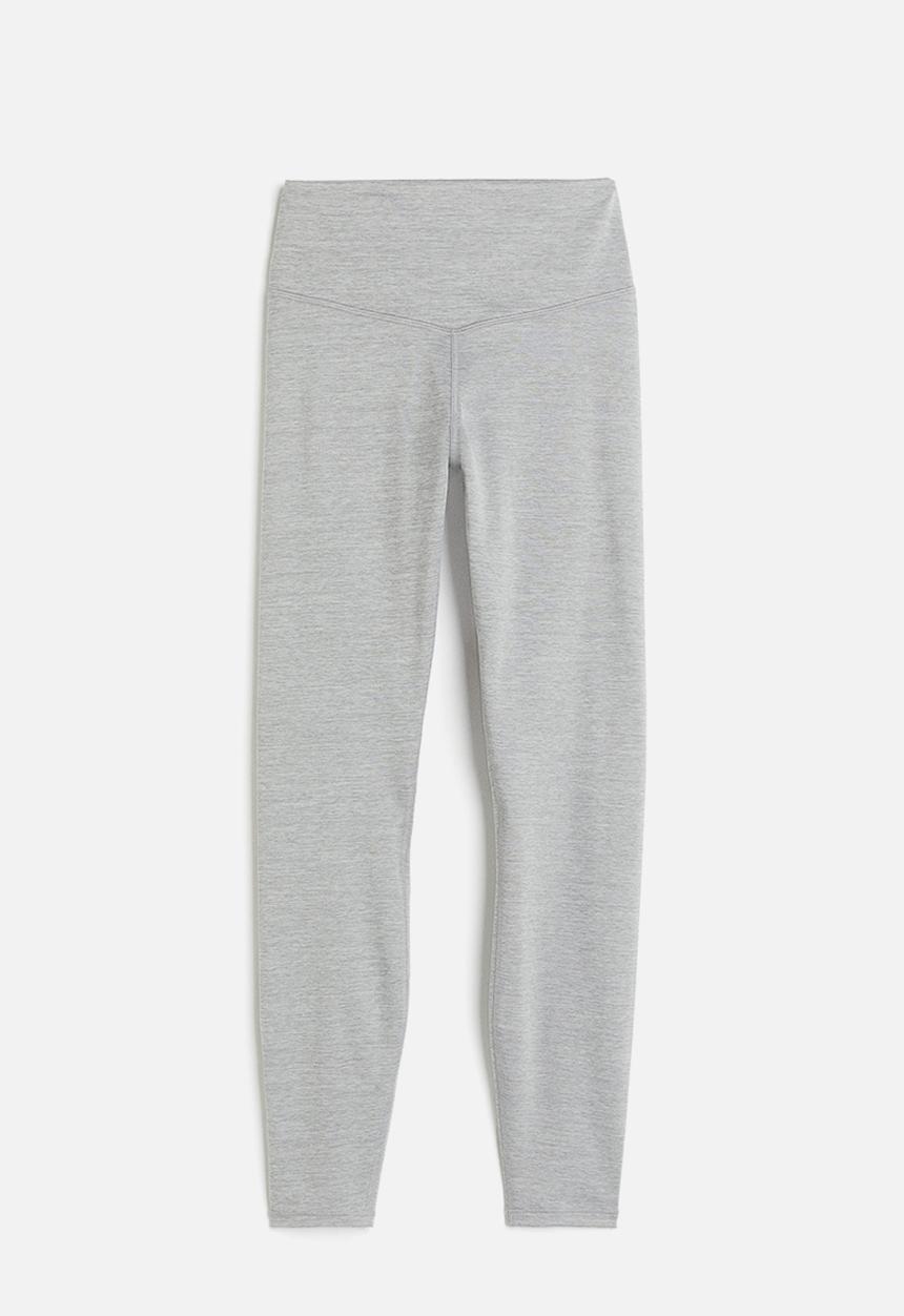 H&M - Softmove™ sports tights - light grey marl