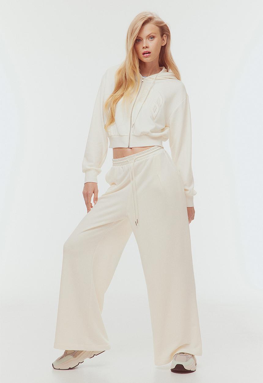 H&M - Pleat-detail joggers - cream