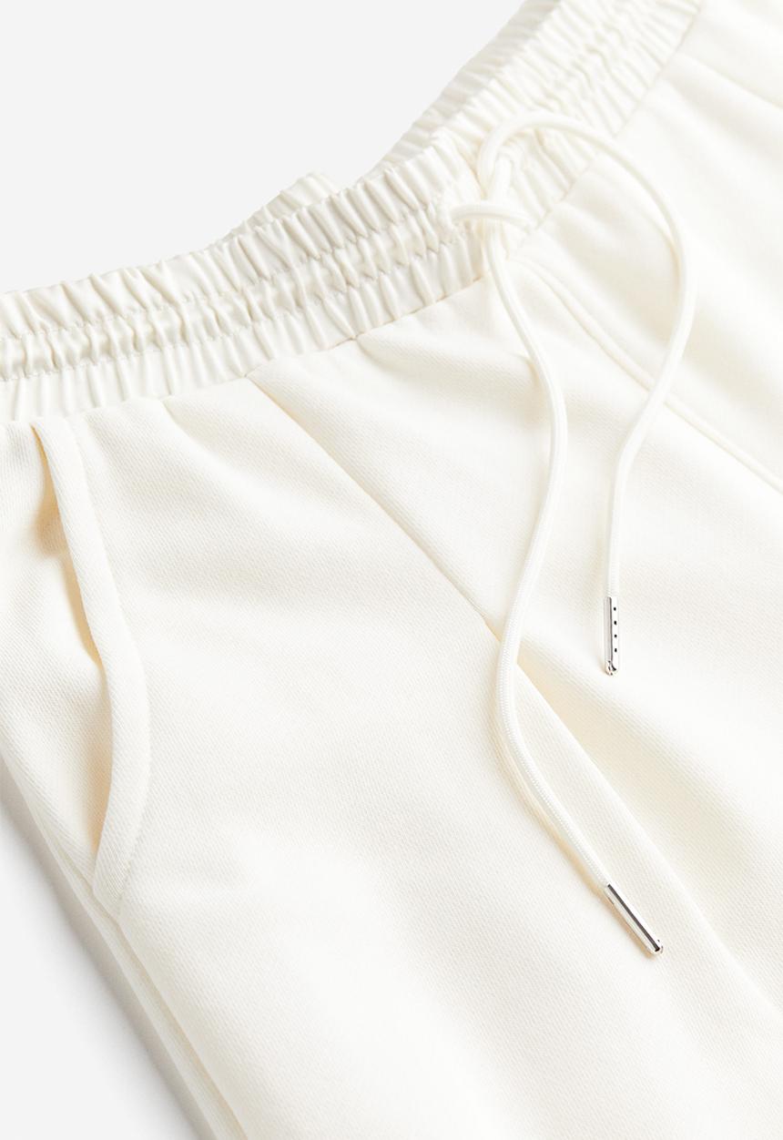 H&M - Pleat-detail joggers - cream