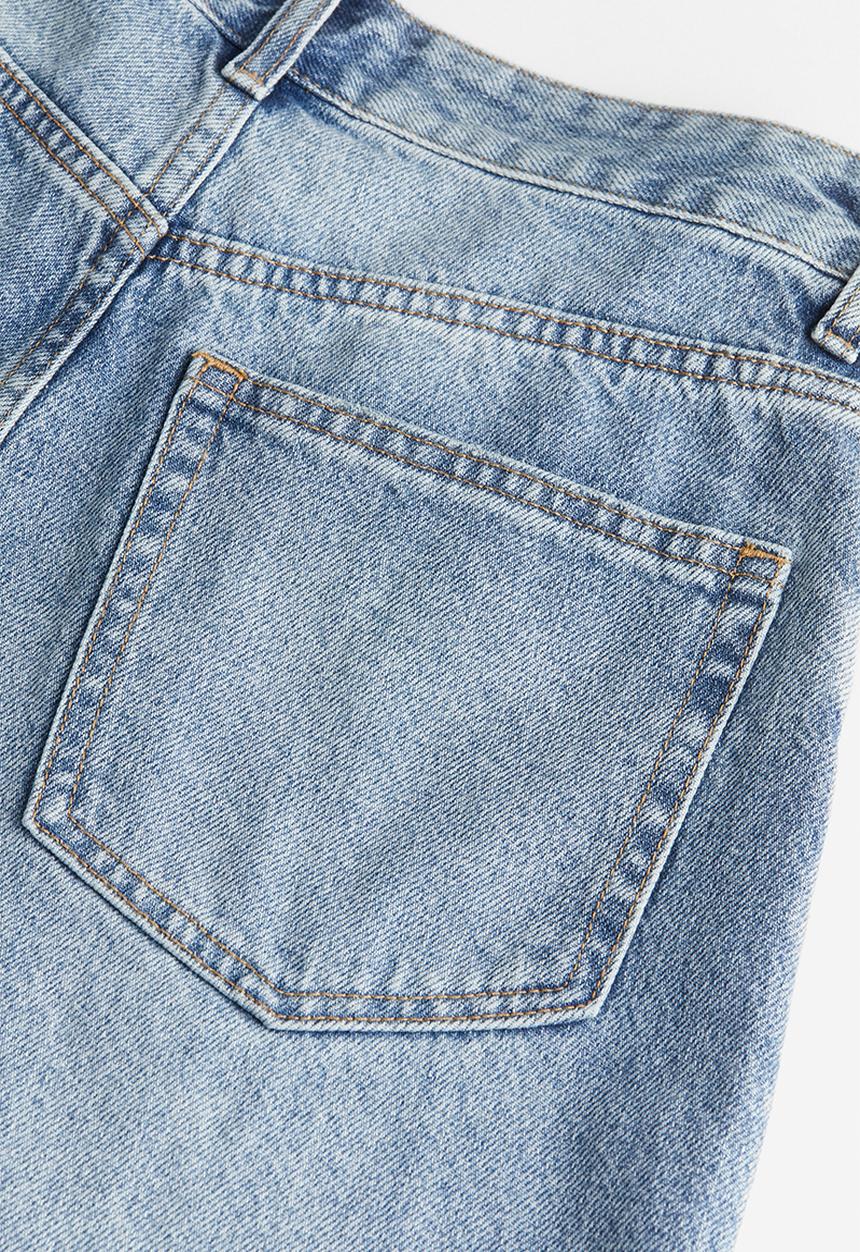 H&M - Wide regular jeans - light denim blue
