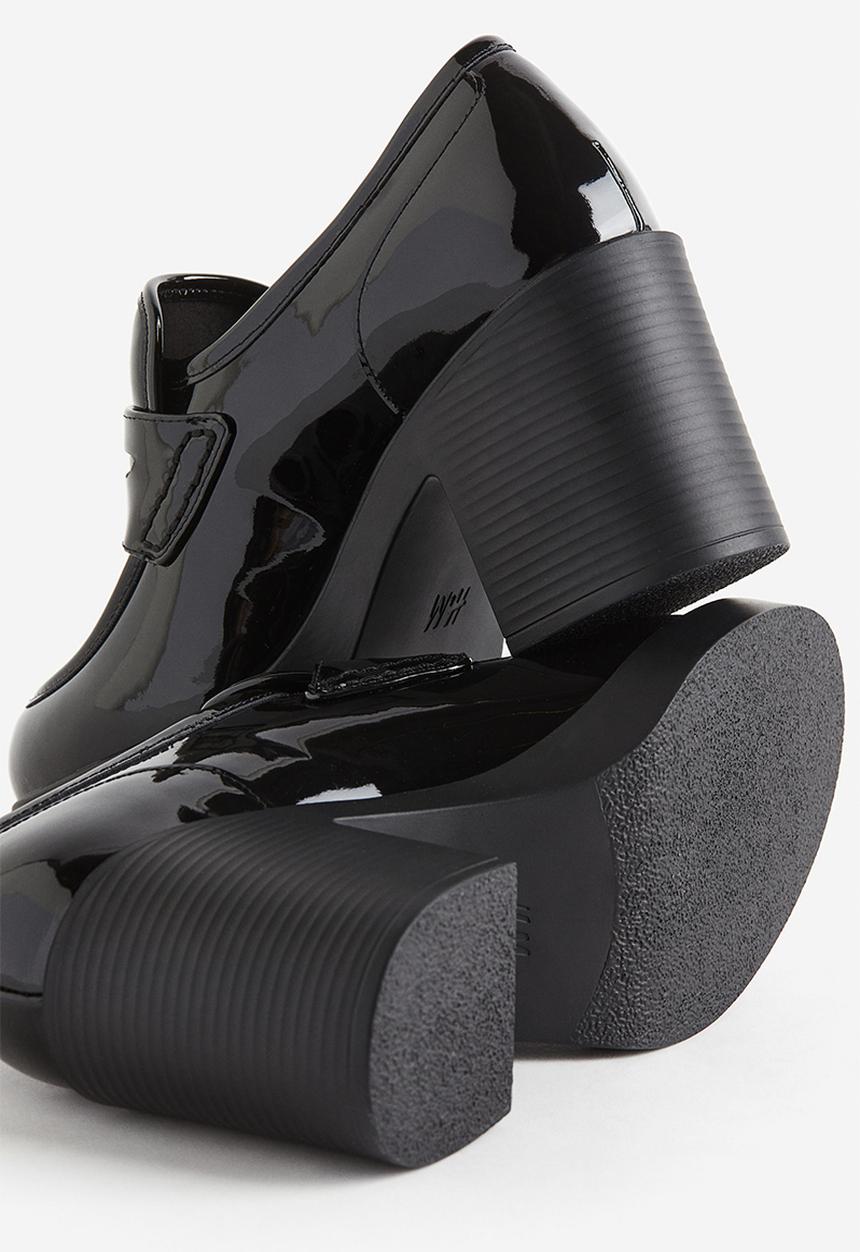 H&M - Heeled loafers - black