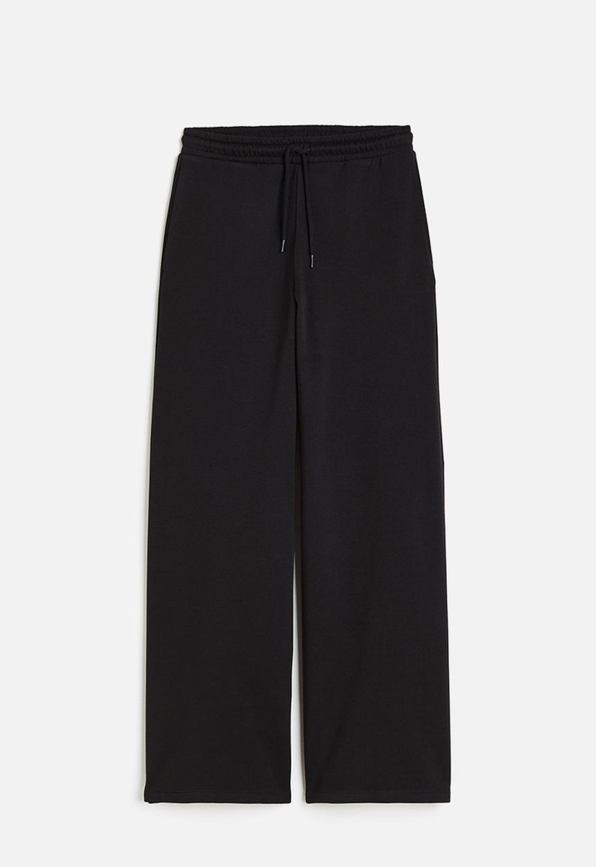 H&M - Wide joggers - black