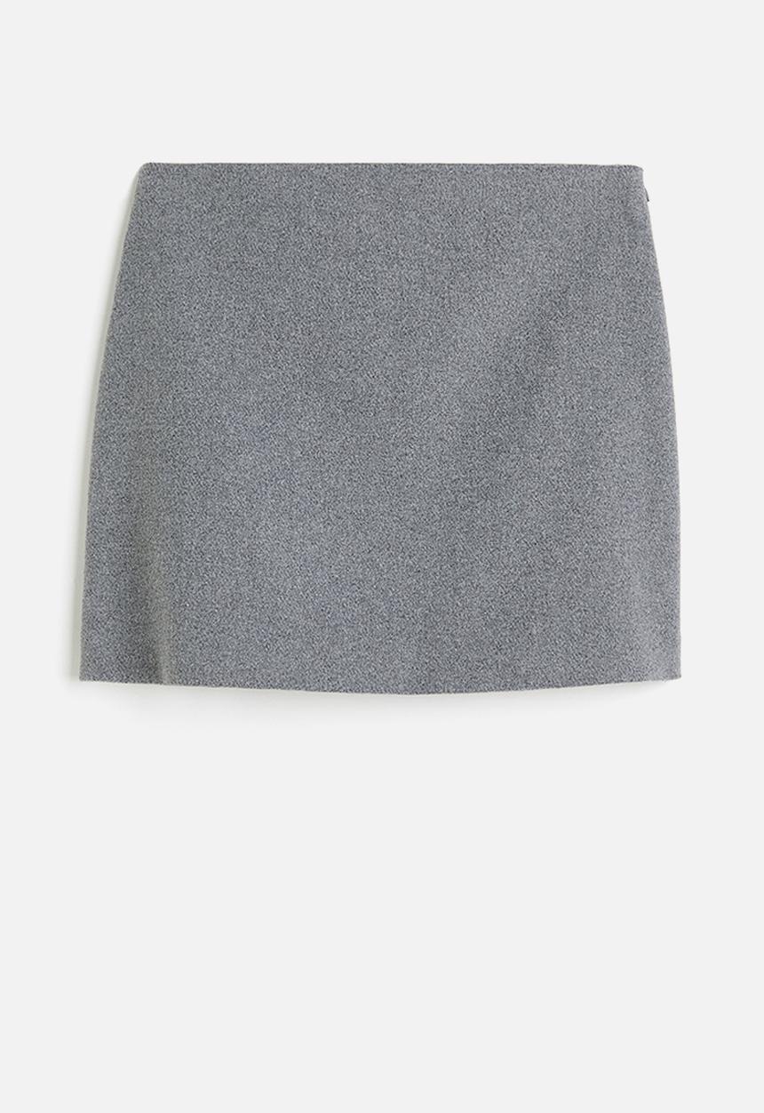 H&M - Mini skirt - grey