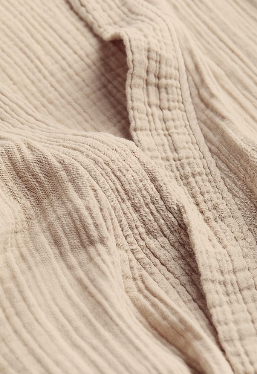 H&M - Muslin dressing gown - beige