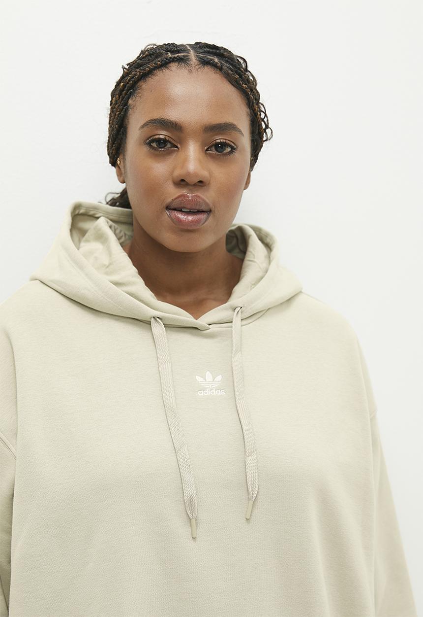 adidas Originals - Plus Oversized Ess Hood W - Putty Grey