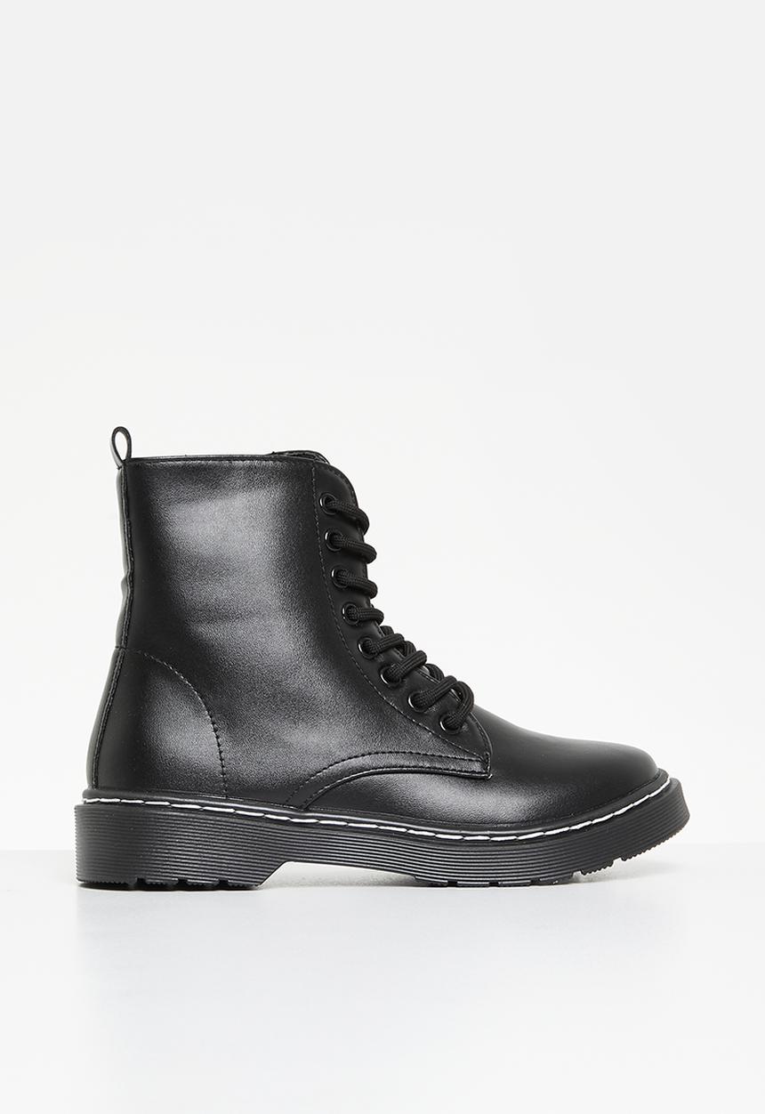 Pop Candy - Lace up boots - black