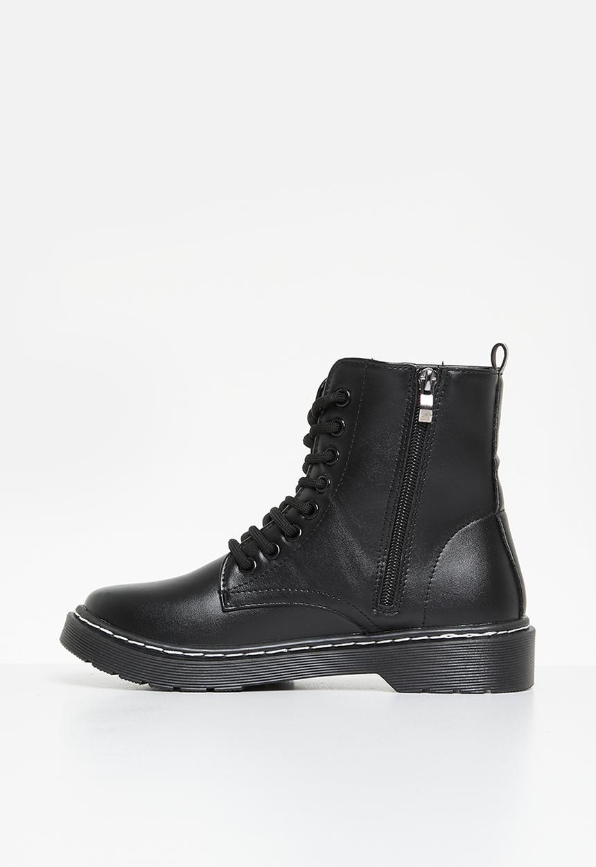 Pop Candy - Lace up boots - black
