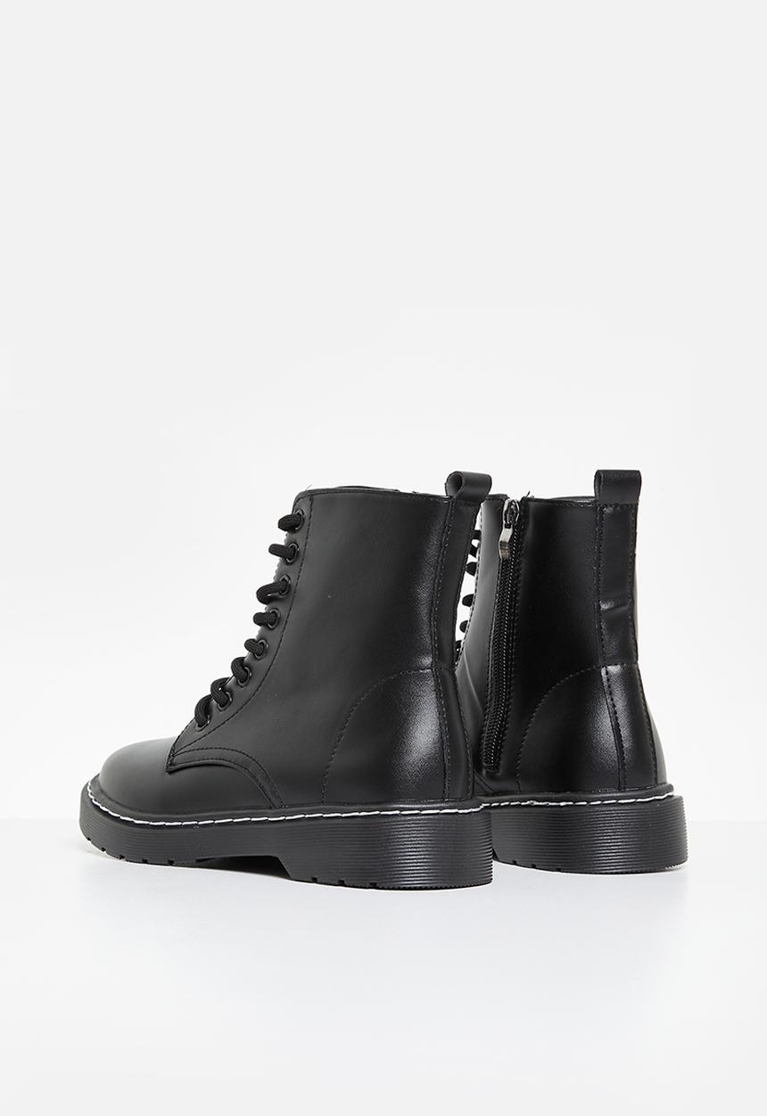Pop Candy - Lace up boots - black