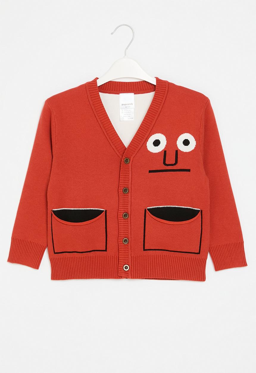 Pop Candy - Printed cardigan - orange
