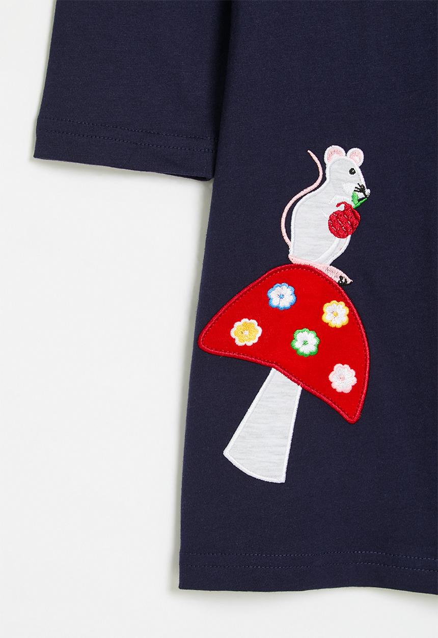 Pop Candy - Printed dress - navy