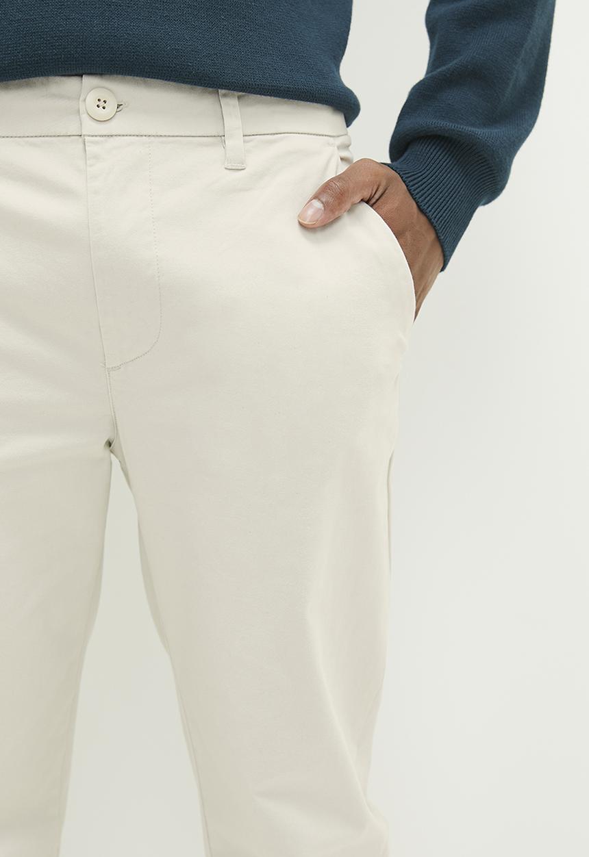 Cotton On - Regular straight chino - washed stone