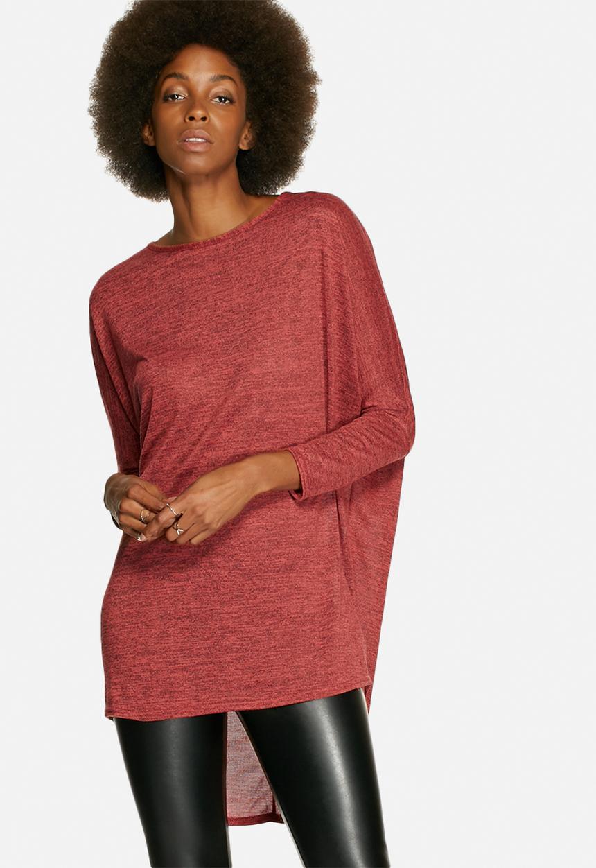 Influence. - Jersey Long Sleeves Tunic Top
