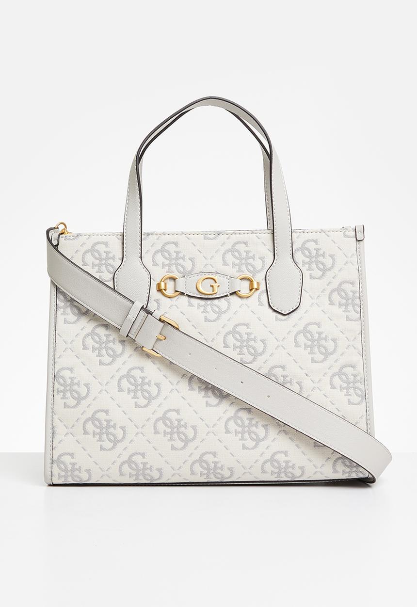 GUESS - Izzy 2 compartment tote - dove logo
