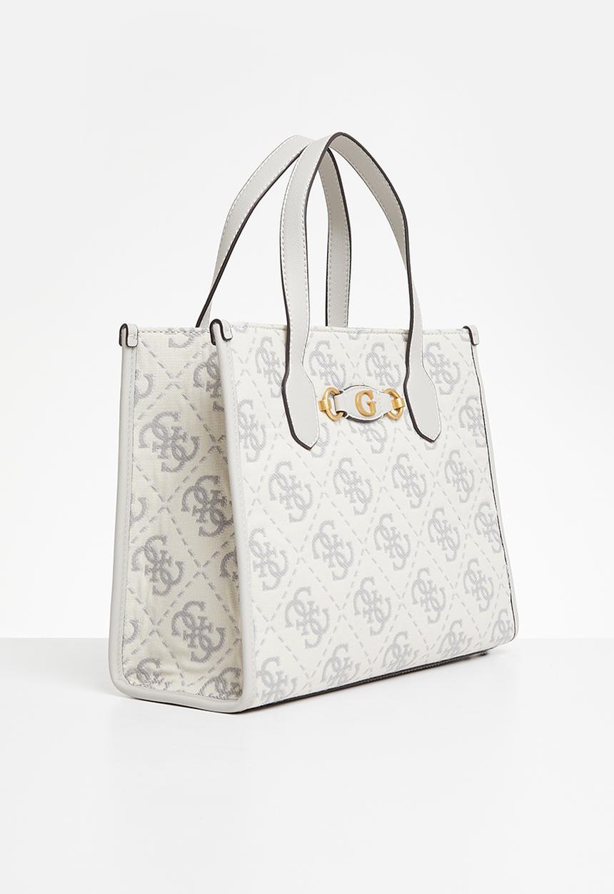 GUESS - Izzy 2 compartment tote - dove logo