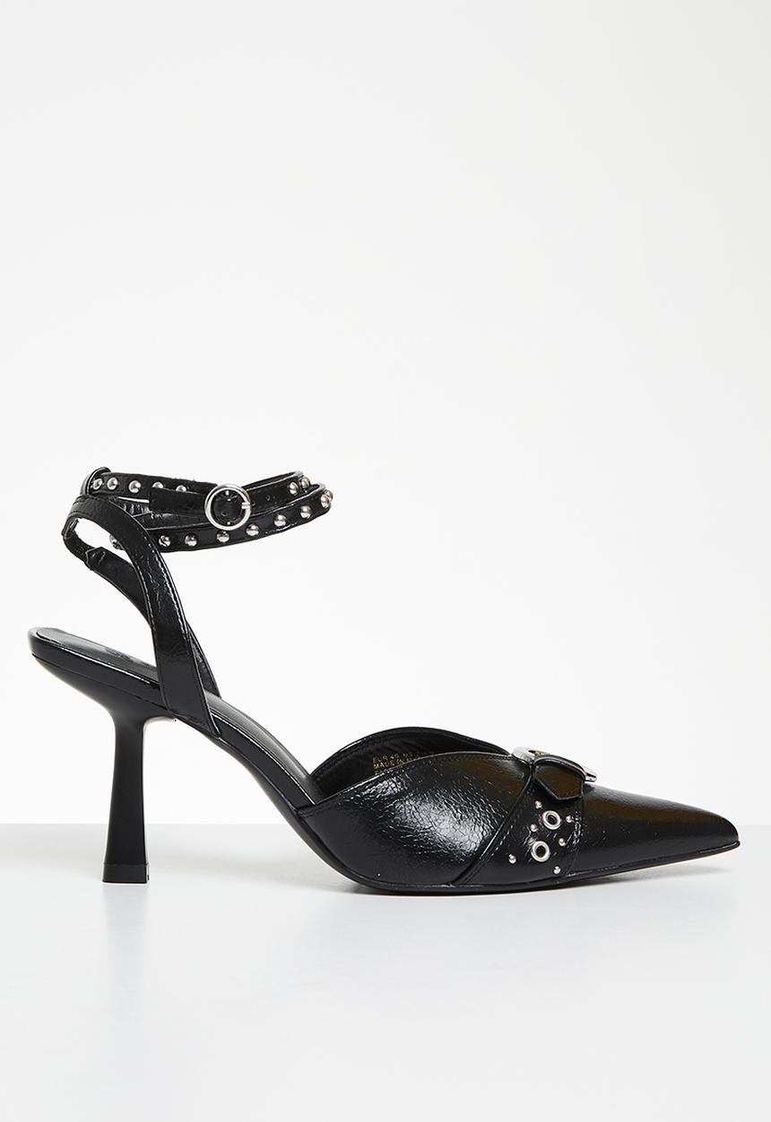 H&M - Stud-detail slingbacks - black