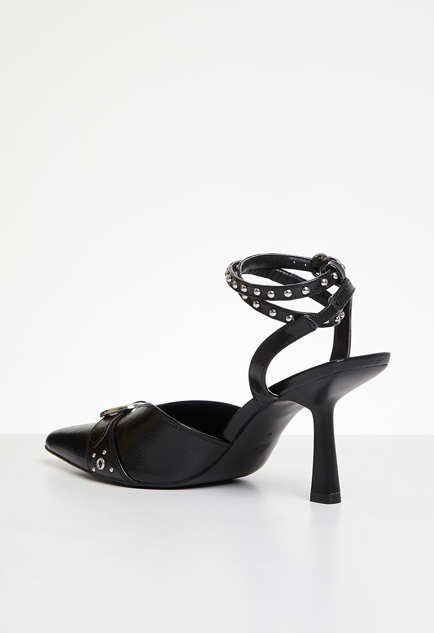 H&M - Stud-detail slingbacks - black