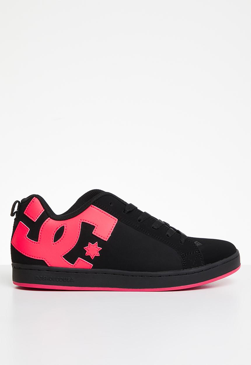 DC - Court graffik - black/hot pink