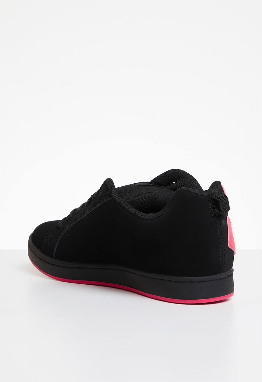 DC - Court graffik - black/hot pink
