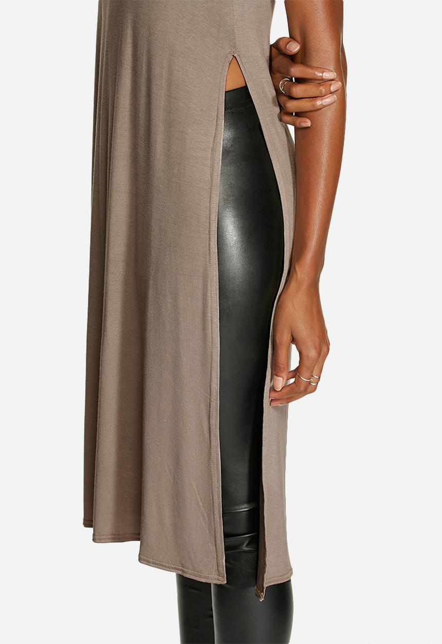 Influence. - Sleeveless Split Side Maxi Top