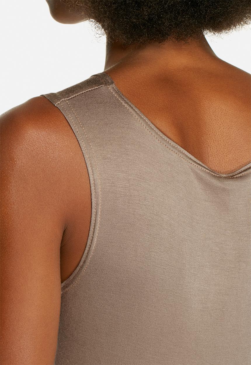 Influence. - Sleeveless Split Side Maxi Top