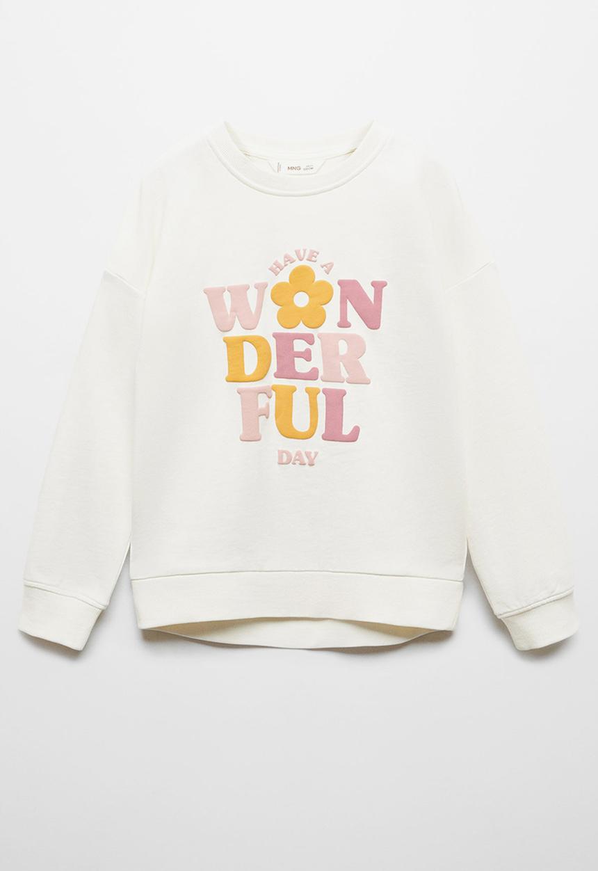 MANGO - Sweatshirt dublini - light beige