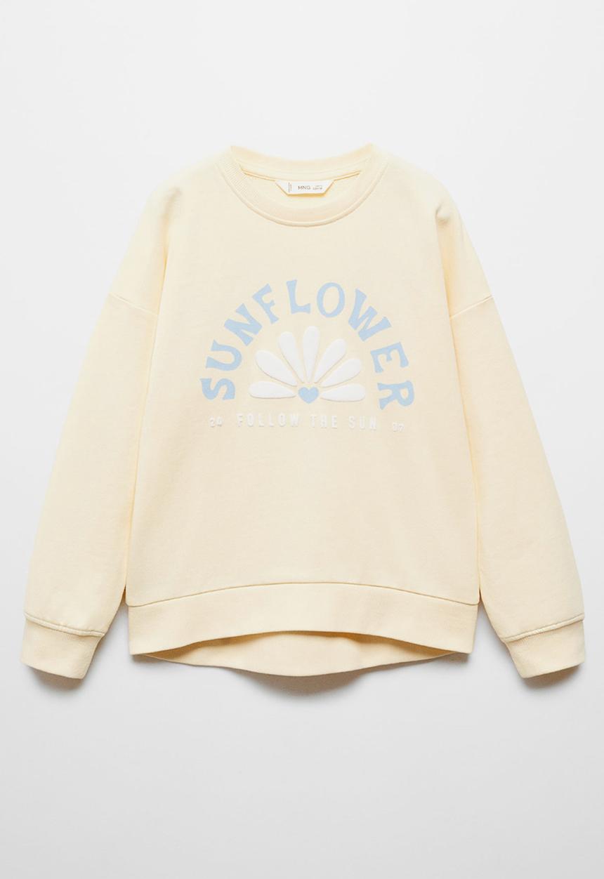 MANGO - Sweatshirt dublini - yellow