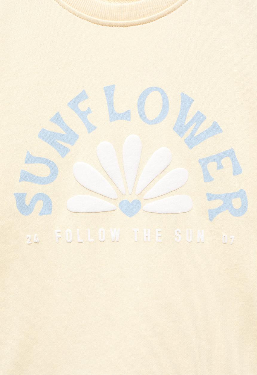 MANGO - Sweatshirt dublini - yellow