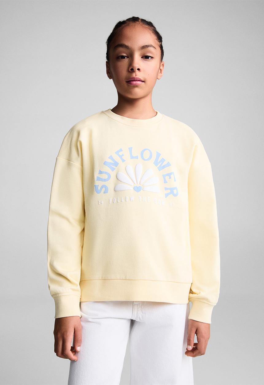 MANGO - Sweatshirt dublini - yellow