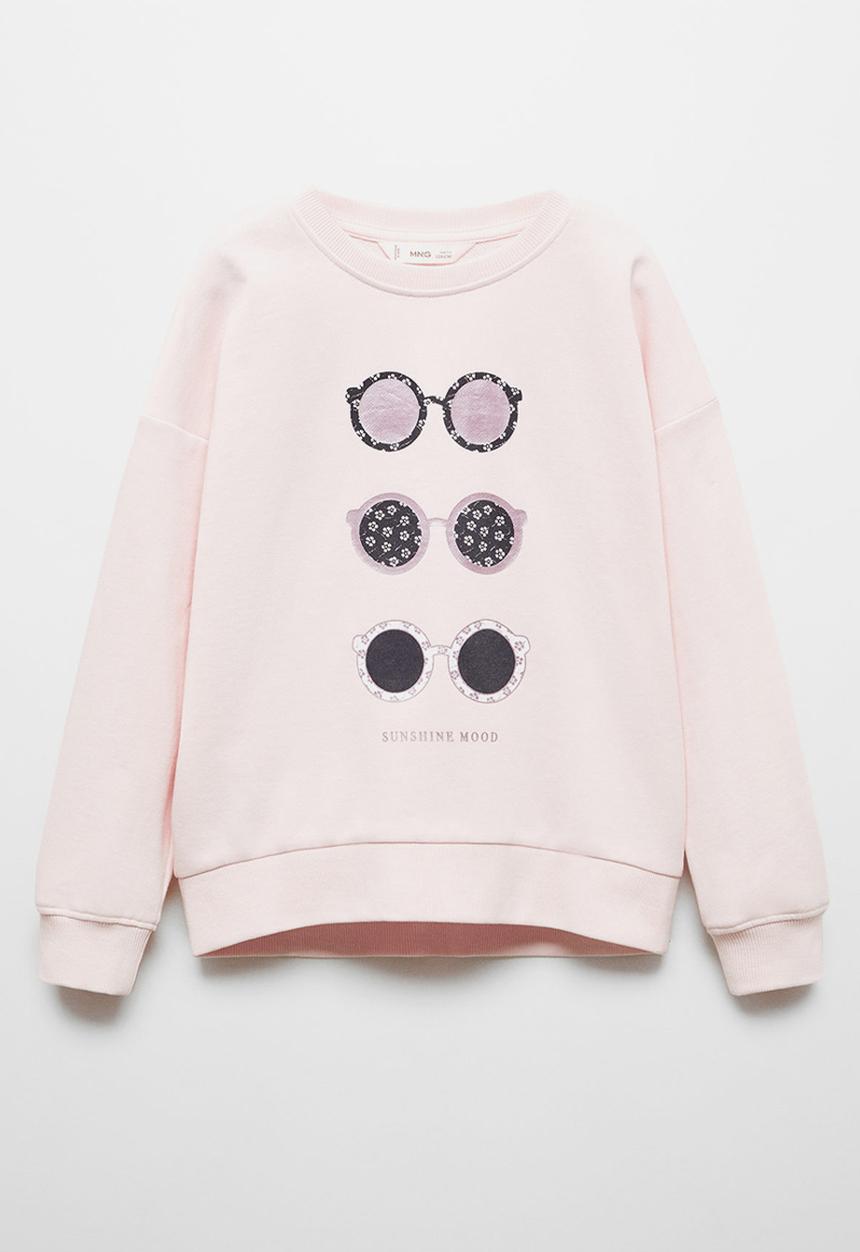 MANGO - Sweatshirt dublini - light pink