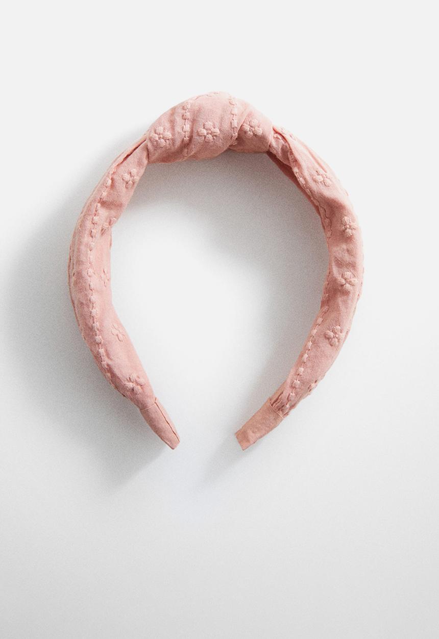 MANGO - Hairband mas - pastel pink