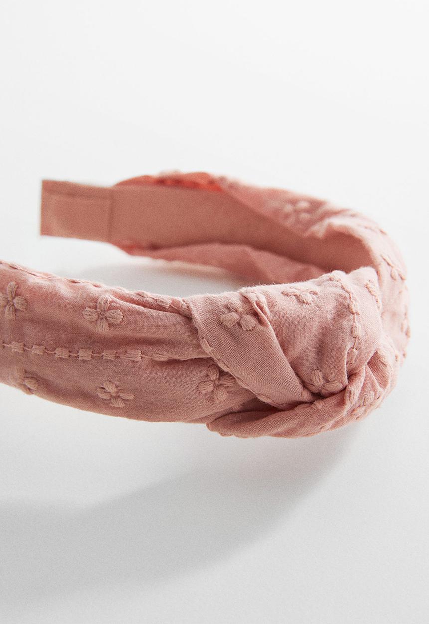 MANGO - Hairband mas - pastel pink