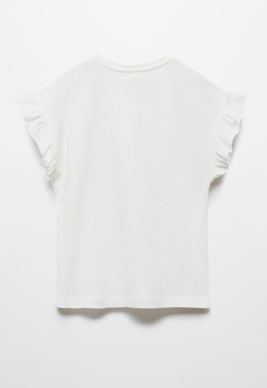 MANGO - T-shirt margi - offwhite