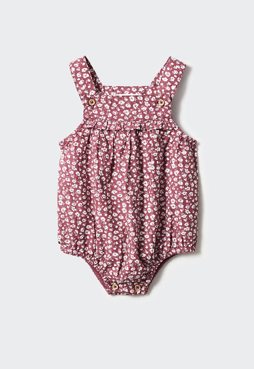 MANGO - Romper suit windsor - bordeaux