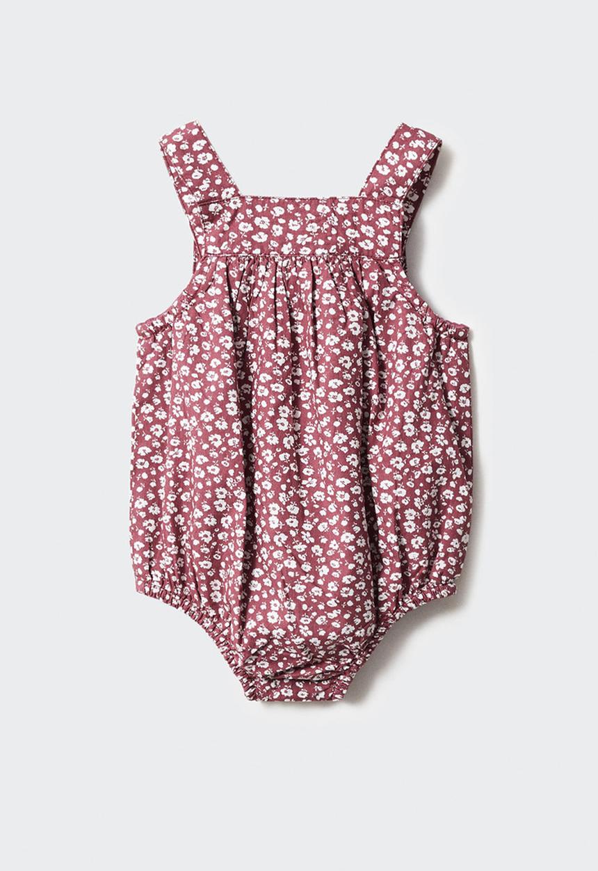 MANGO - Romper suit windsor - bordeaux